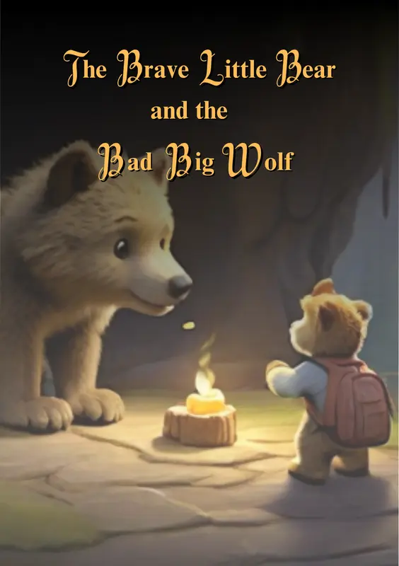 The Brave Little Bear and the Bad Big Wolf